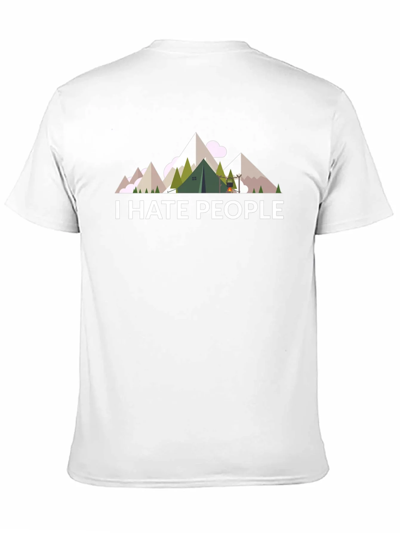 I Hate People T-Shirt - Camping & Hiking Tee