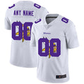 Custom1 Minnesota Vikings White Team Big Logo Vapor Untouchable Limited Jersey1 Stitched Jerseys American Football Jerseys