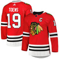 Jonathan Toews Chicago Blackhawks   Primegreen   Pro  Jersey - Red