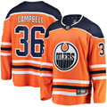 Men's Edmonton Oilers Jack Campbell #36 Orange Home Breakaway Player Jersey1