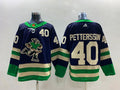 Men's Vancouver Canucks Elias Pettersson #40 Blue Player Jersey1