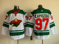 Men's Minnesota Wild Kirill Kaprizov #97 White Breakaway Jersey1