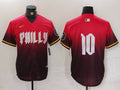 Men's Philadelphia Phillies J.T. Realmuto #10 Red 2024 City Connect Replica Player Jersey1