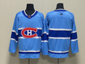 Men's Montreal Canadiens Light Blue Reverse Retro 2.0 Authentic Blank Jersey1