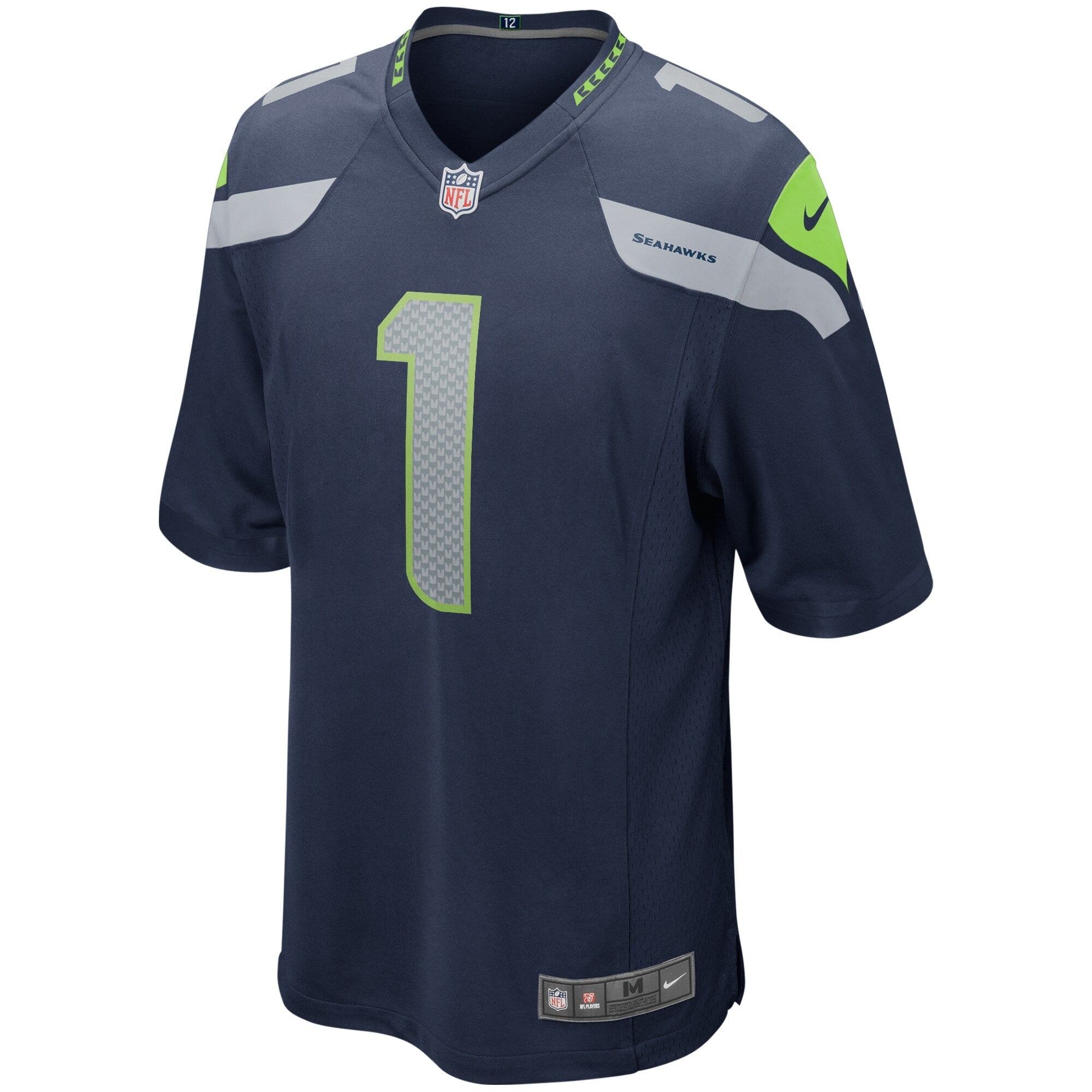 Warren Moon Seattle Seahawks Nike Game Retired   Jersey - College Navy