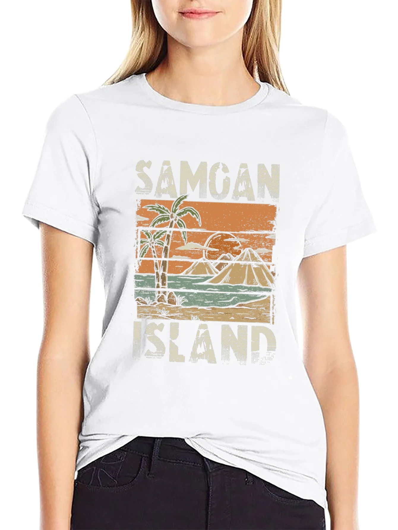 Samoan Island T-Shirt - Tropical Vacation Souvenir Tee