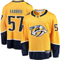 Dante Fabbro Nashville Predators   Replica  Jersey - Gold