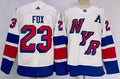 Men's New York Rangers Adam Fox #23 White Player Game Jersey1