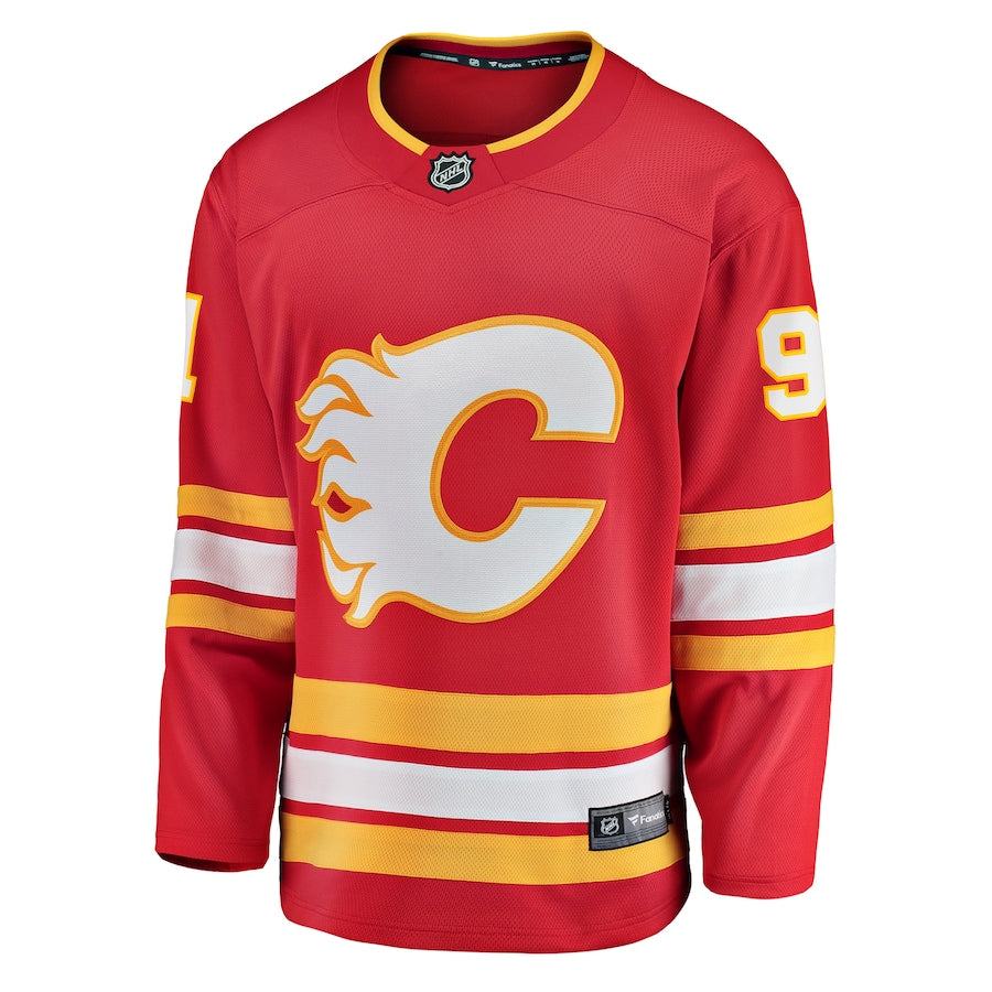 Nazem Kadri Calgary Flames   Home Breakaway  Jersey - Red