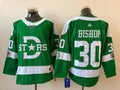 Men's Dallas Stars Ben Bishop #30 Green Breakaway Player Jersey1