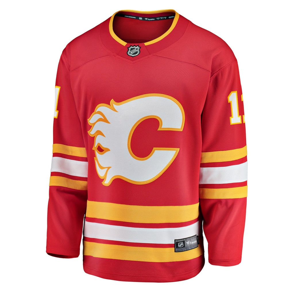 Mikael Backlund Calgary Flames   Home Breakaway  Jersey - Red