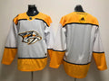 Men's Nashville Predators White Away Authentic Blank Jersey1