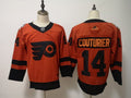Men's Philadelphia Flyers Sean Couturier #14 Orange Player Jersey1