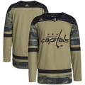 Men's Washington Capitals Camo Military Appreciation Team Authentic Blank Jersey1
