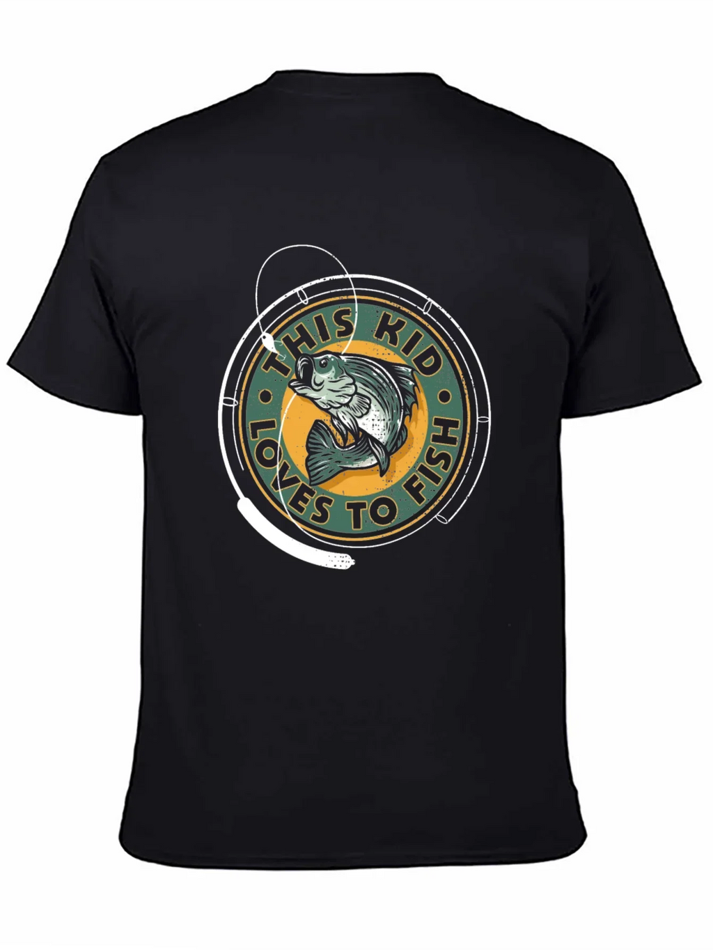 This Kid Loves to Fish Graphic T-Shirt