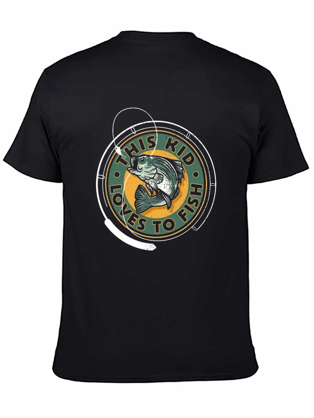 This Kid Loves to Fish Graphic T-Shirt