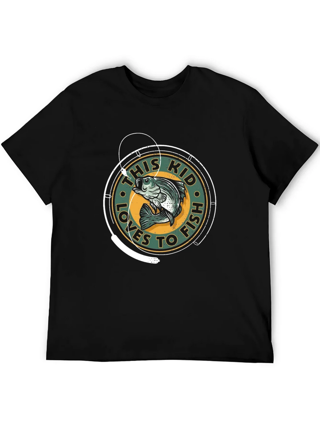This Kid Loves to Fish Graphic T-Shirt
