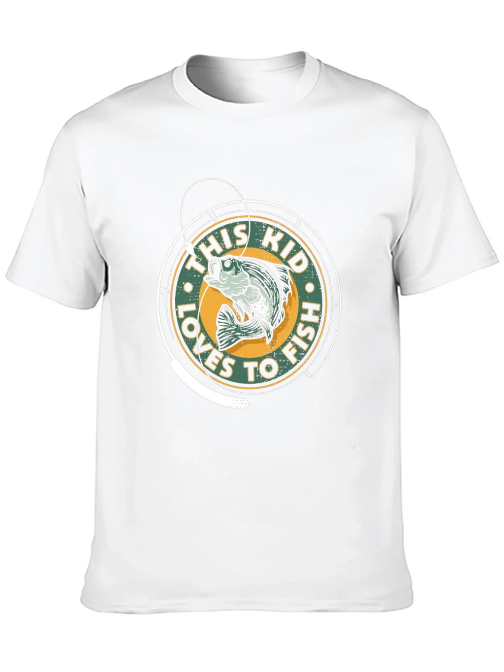 This Kid Loves to Fish Graphic T-Shirt