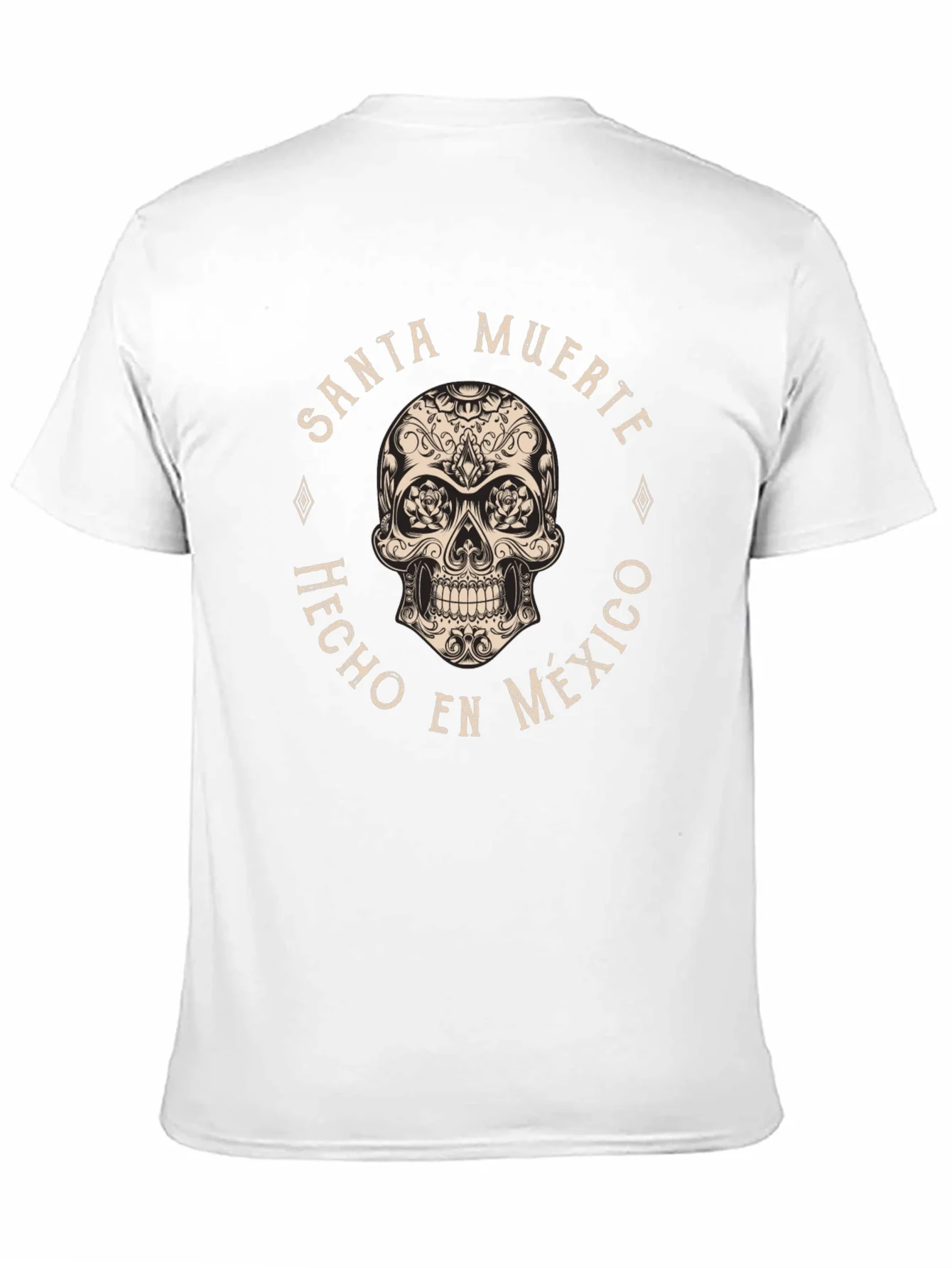 Santa Muerte Skull T-Shirt - Hecho en Mexico