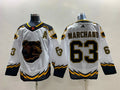 Men's Boston Bruins Brad Marchand #63 White Player Game Jersey1