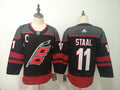 Men's Carolina Hurricanes Jordan Staal #11 Black Home Breakaway Jersey1