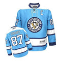 Men's Pittsburgh Penguins sidney crosby  #87 blue Player Game Jersey1