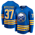 Men's Buffalo Sabres Casey Mittelstadt #37 Royal Replica Player Jersey1