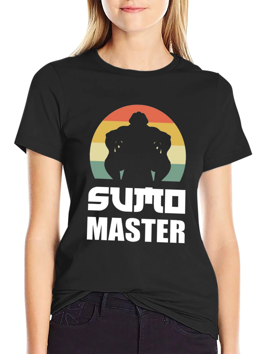 Sumo Master Graphic Tee - Retro Wrestler T-Shirt