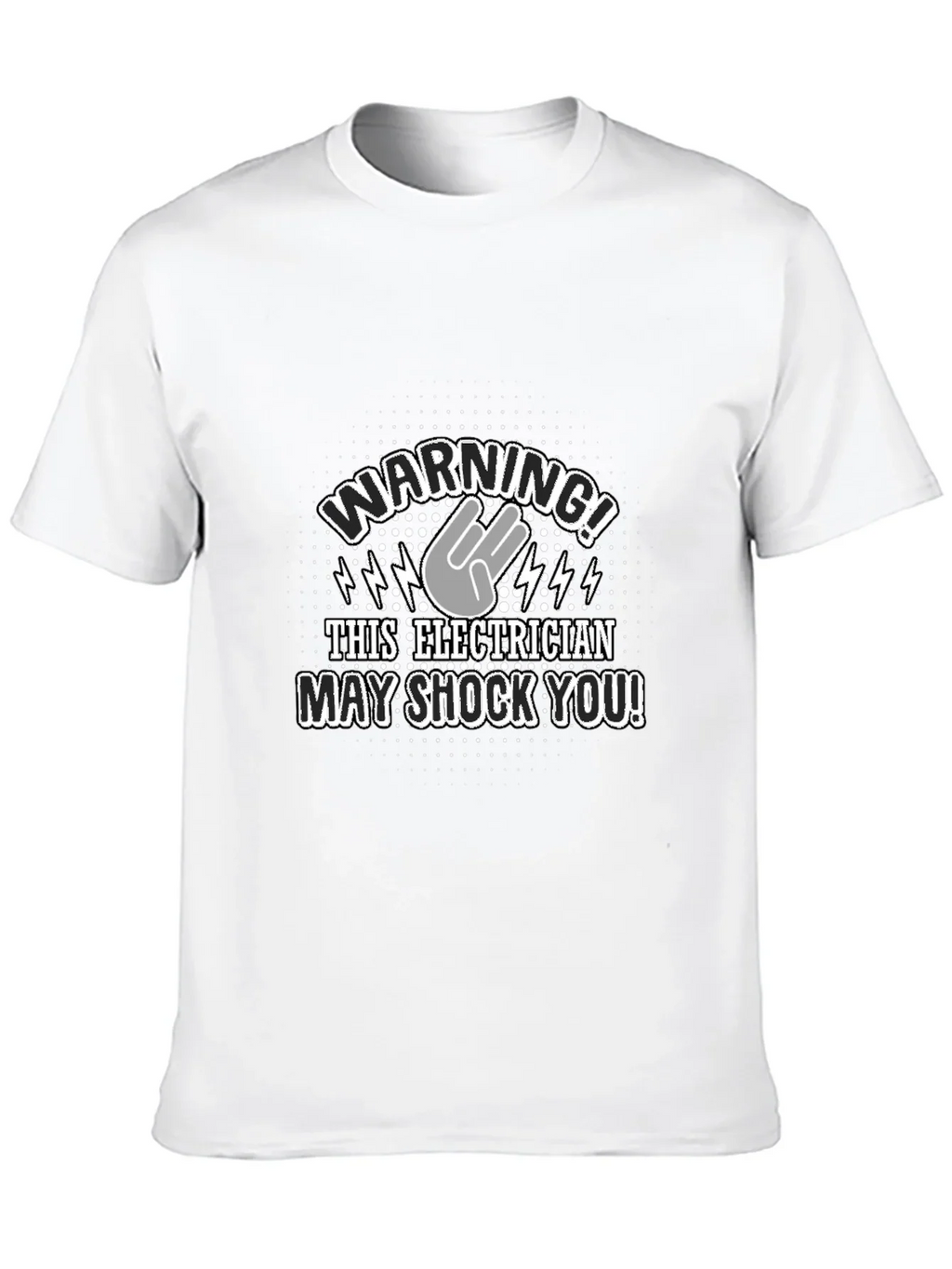 Warning! Electrician T-Shirt - Funny Electric Shock Design