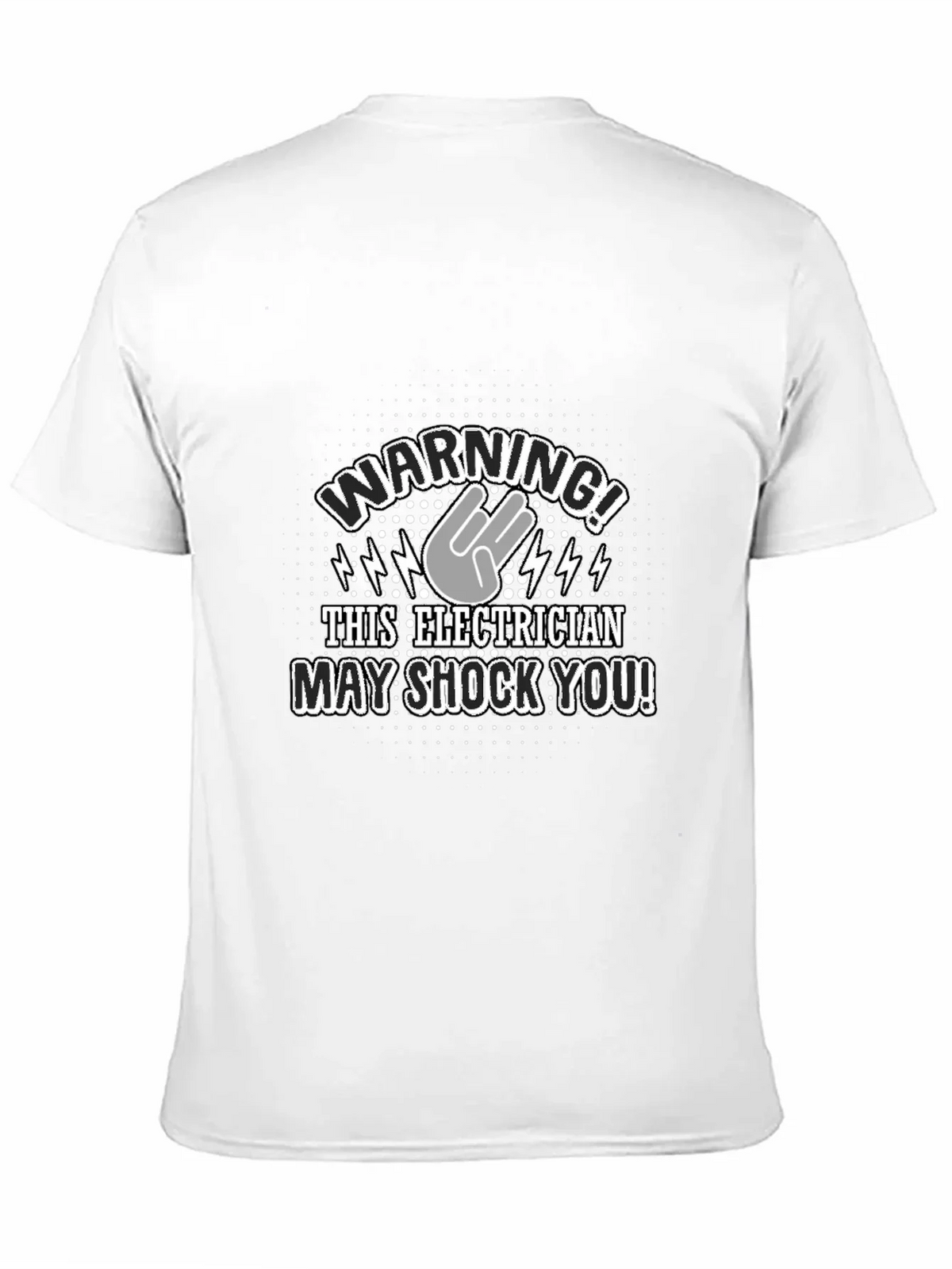 Warning! Electrician T-Shirt - Funny Electric Shock Design