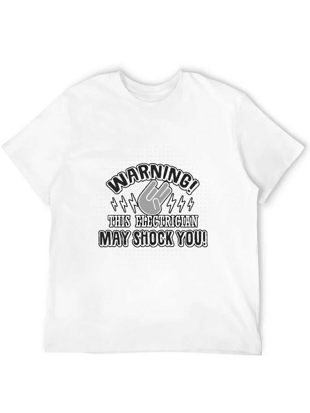 Warning! Electrician T-Shirt - Funny Electric Shock Design