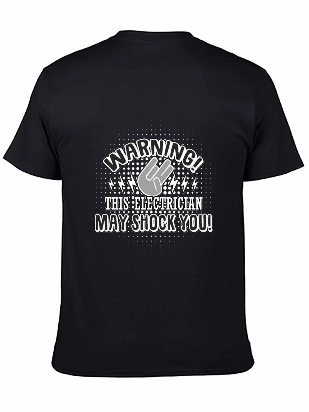 Warning! Electrician T-Shirt - Funny Electric Shock Design