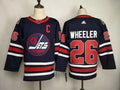Men's Winnipeg Jets Blake Wheeler #26 Navy Home Breakaway Player Jersey1