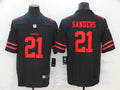 Men's San Francisco 49ers Deion Sanders #21 Black Game Jersey1