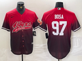 Men's San Francisco 49ers Nick Bosa #97 Scarlet Player Jersey1