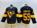 Men's Pittsburgh Penguins Jake Guentzel #59 Black Game Jersey1