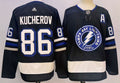 Men's Tampa Bay Lightning Nikita Kucherov #86 Blue Game Jersey1