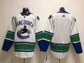 Men's Vancouver Canucks White Away Breakaway Blank Jersey1
