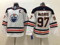 Men's Edmonton Oilers Connor McDavid #97 White Breakaway Player Jersey1