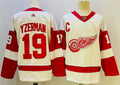 Men's Detroit Red Wings Steve Yzerman #19 White Player Jersey1