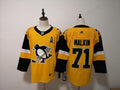 Men's Pittsburgh Penguins Evgeni Malkin #71 Gold Game Jersey1