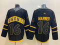 Men's Toronto Maple Leafs Mitch Marner #16 Black Game Jersey1