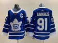 Men's Toronto Maple Leafs John Tavares #91 Blue Breakaway Player Jersey1