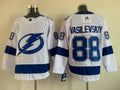 Men's Tampa Bay Lightning Andrei Vasilevskiy #88 White Player Game Jersey1