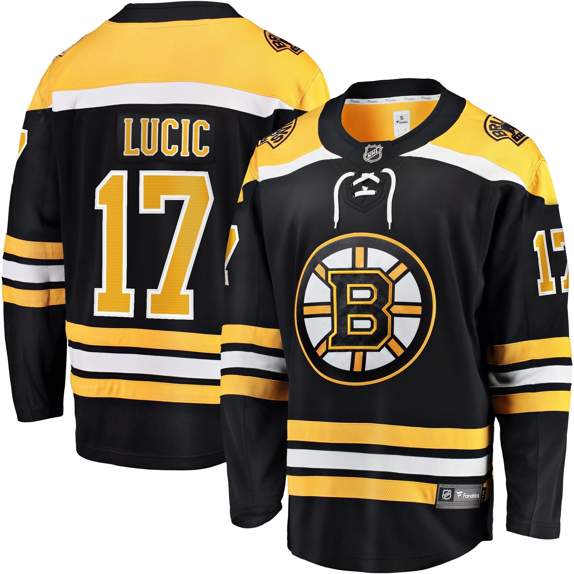 Milan Lucic Boston Bruins   Home Breakaway Jersey - Black
