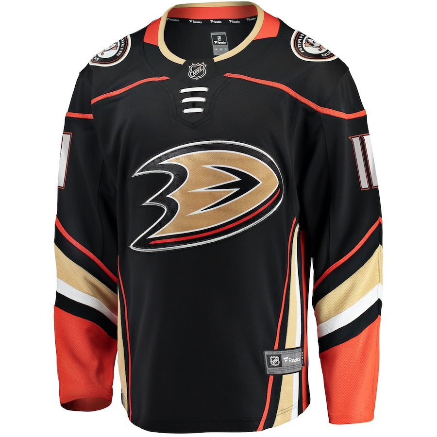 Trevor Zegras Anaheim Ducks   Home Breakaway  Jersey - Black