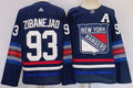 Men's New York Rangers Mika Zibanejad #93 Blue Game Jersey1
