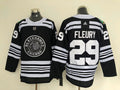 Men's Chicago Blackhawks Marc Andre Fleury #29 Black Breakaway Player Jersey1
