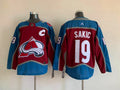 Men's Colorado Avalanche Joe Sakic #19 Burgundy Home Breakaway Player Jersey1