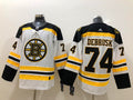 Men's Boston Bruins Jake DeBrusk #74 White Replica Player Jersey1